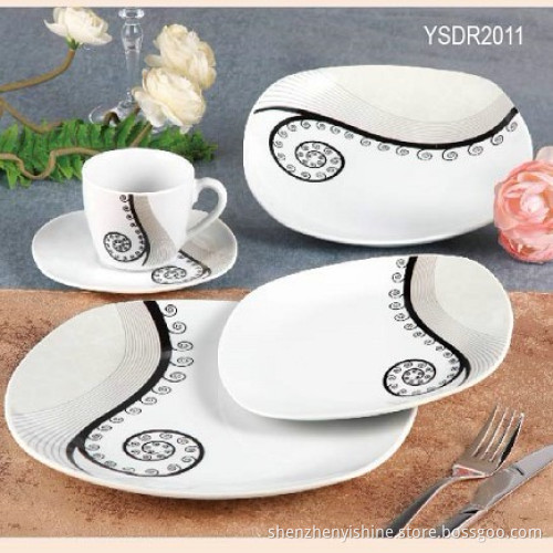 Porcelain Square 30PCS Dinner Sets (YSDR2011)